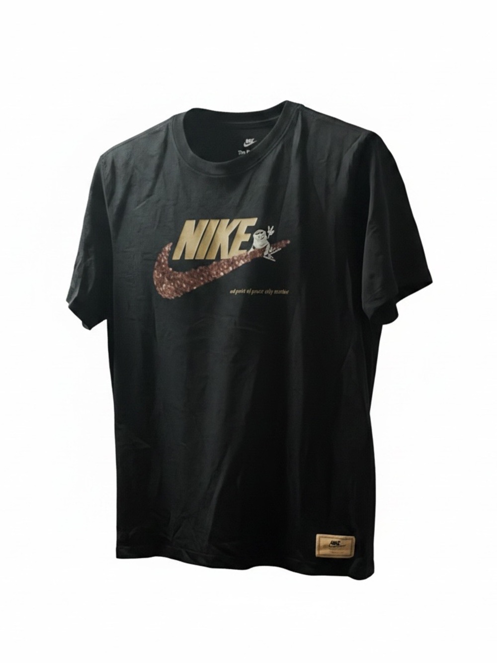 NTOW Nike Sportswear Coffee Bean Graphic T-Shirt - Black/Gold - Men's Large - Picture 6 of 11